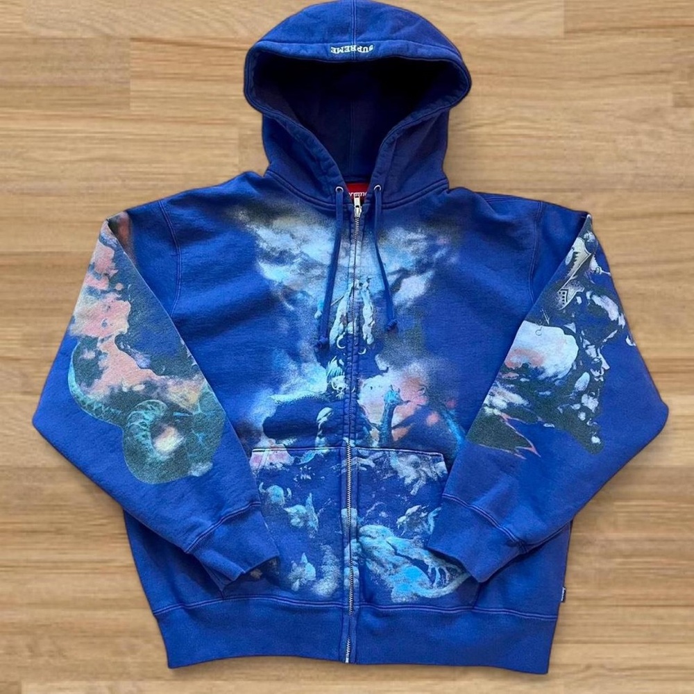 Supreme Blue Graphic Hoodie